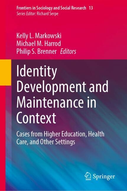 Couverture_Identity Development and Maintenance in Context