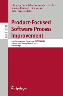 Couverture_Product-Focused Software Process Improvement