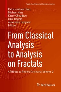 Couverture_From Classical Analysis to Analysis on Fractals