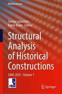 Couverture_Structural Analysis of Historical Constructions