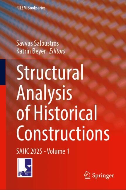 Couverture_Structural Analysis of Historical Constructions
