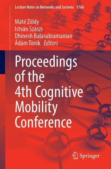 Couverture_Proceedings of the 4th Cognitive Mobility Conference