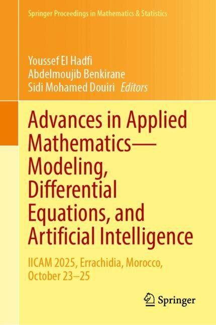 Couverture_Advances in Applied Mathematics-Modeling, Differential Equations, and Artificial Intelligence