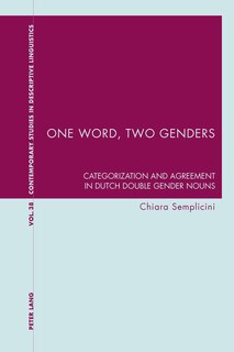 Couverture_One Word, Two Genders