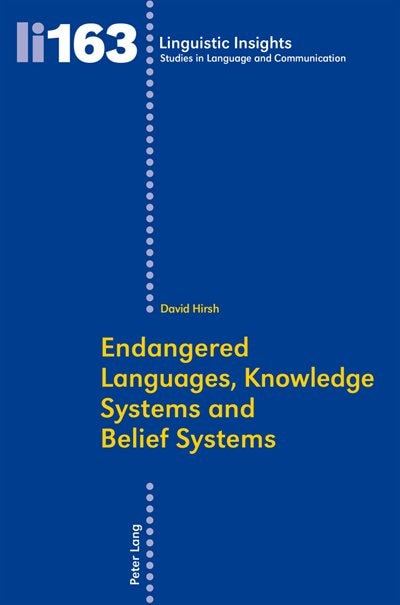 Couverture_Endangered Languages, Knowledge Systems and Belief Systems