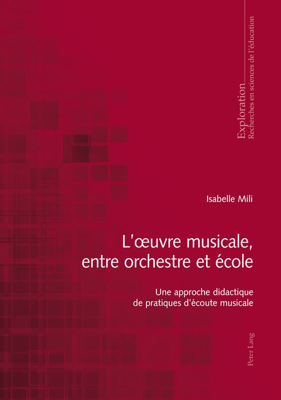 Couverture_L'œuvre musicale, entre orchestre et école