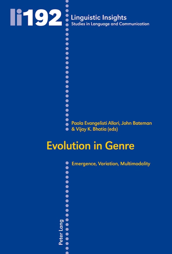 Front cover_Evolution in Genre