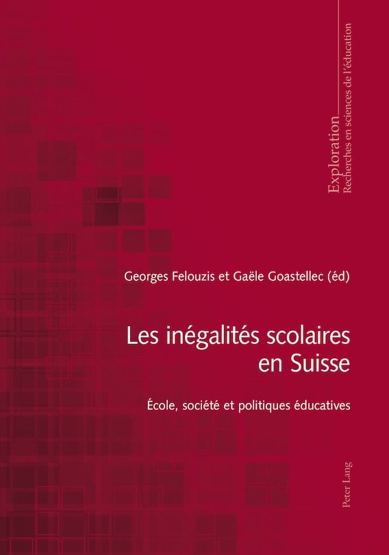 Couverture_Les in�galit�s scolaires en Suisse