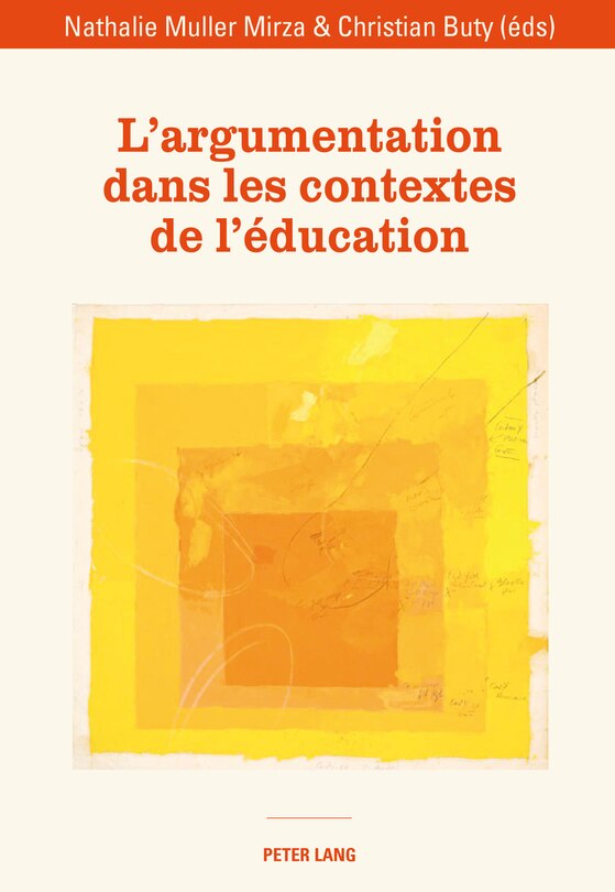 Front cover_L'argumentation dans les contextes de l'&eacute;ducation