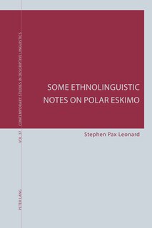 Couverture_Some Ethnolinguistic Notes on Polar Eskimo