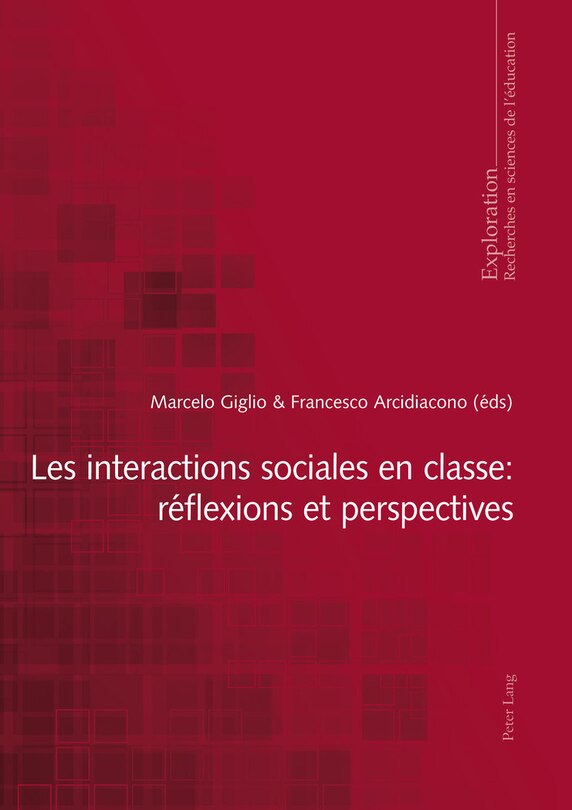 Couverture_Les interactions sociales en classe : réflexions et perspectives