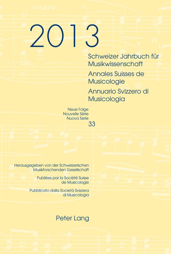 Couverture_Schweizer Jahrbuch fuer Musikwissenschaft- Annales Suisses de Musicologie- Annuario Svizzero di Musicologia