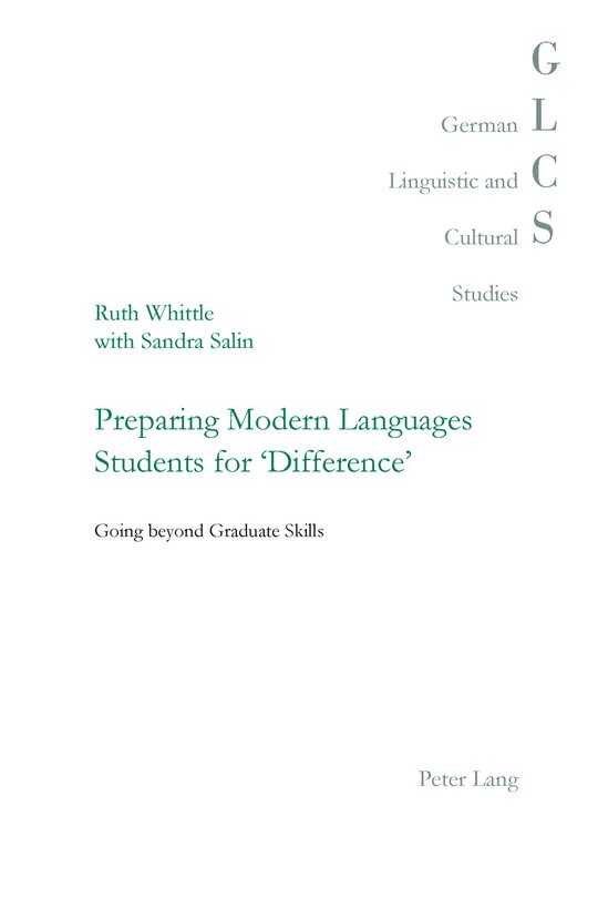 Couverture_Preparing Modern Languages Students for 'Difference'