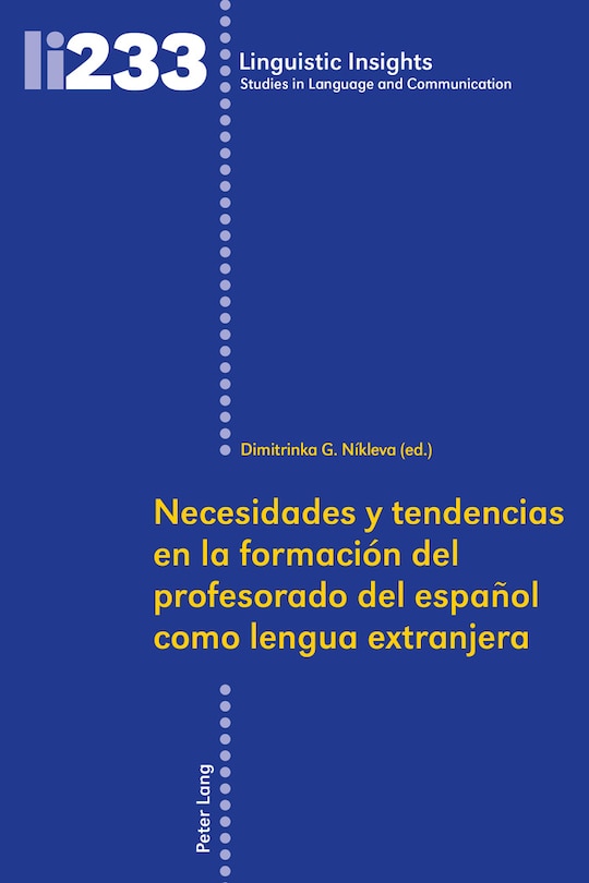 Couverture_Necesidades y tendencias en la formaci�n del profesorado de espa�ol como lengua extranjera