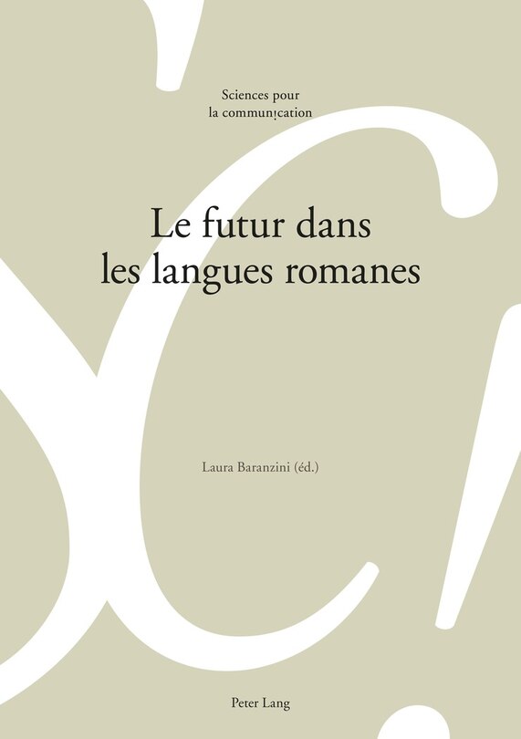 Front cover_Le futur dans les langues romanes