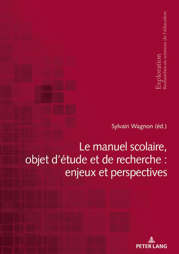 Front cover_Le manuel scolaire, objet d'�tude et de recherche : enjeux et perspectives