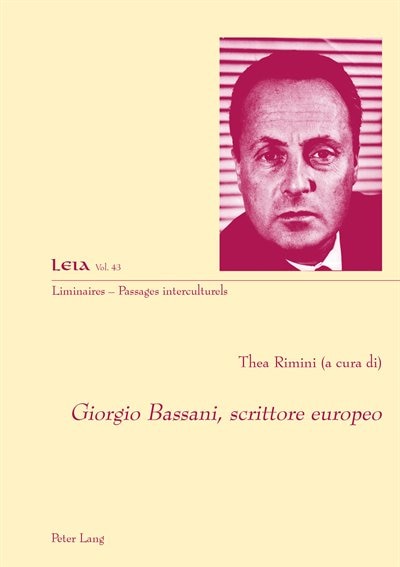 Couverture_Giorgio Bassani, scrittore europeo