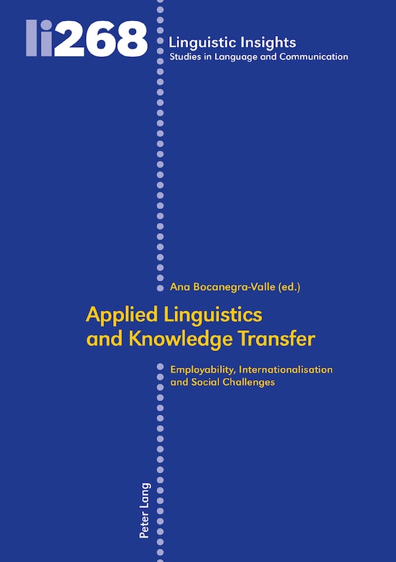 Couverture_Applied Linguistics And Knowledge Transfer