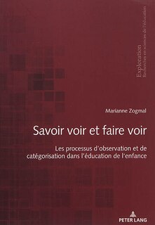 Couverture_«Savoir voir et faire voir »