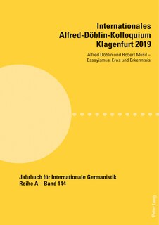 Front cover_Internationales Alfred-Doeblin-Kolloquium Klagenfurt 2019