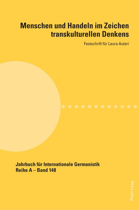 Front cover_Menschen und Handeln im Zeichen transkulturellen Denkens