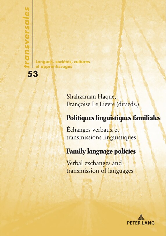 Front cover_Politiques linguistiques familiales / Family language policies