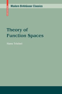 Front cover_Theory of Function Spaces
