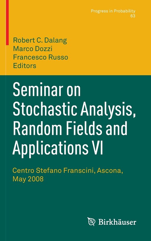 Couverture_Seminar on Stochastic Analysis, Random Fields and Applications VI