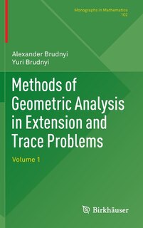 Couverture_Methods of Geometric Analysis in Extension and Trace Problems