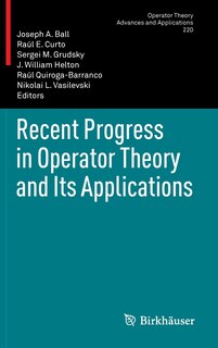 Front cover_Recent Progress in Operator Theory and Its Applications