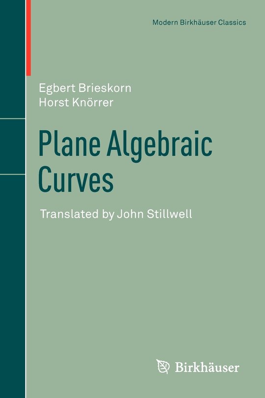 Front cover_Plane Algebraic Curves