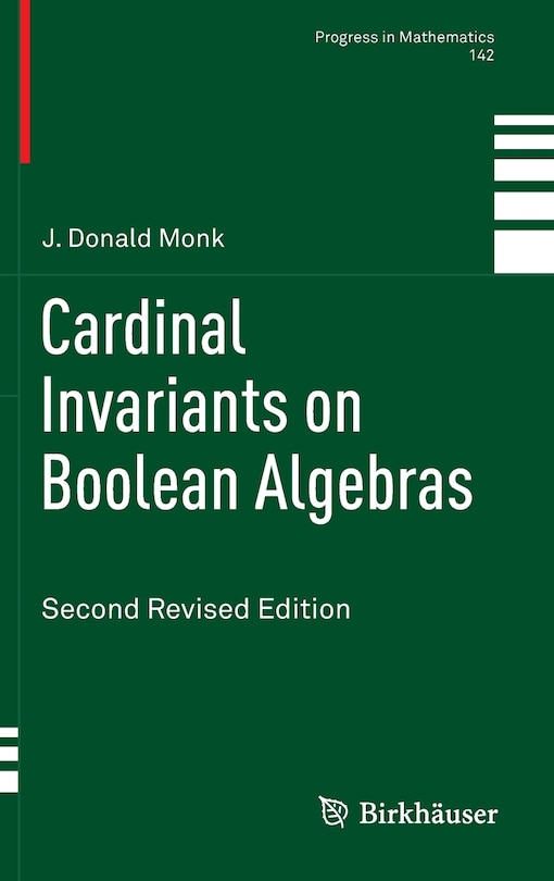 Front cover_Cardinal Invariants On Boolean Algebras