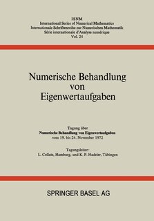 Couverture_Numerische Behandlung von Eigenwertaufgaben