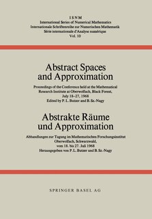 Front cover_Abstract Spaces and Approximation / Abstrakte Räume Und Approximation