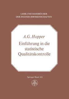 Front cover_Einführung in die Statistische Qualitätskontrolle