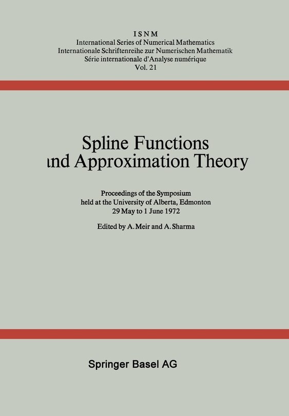 Front cover_Spline Functions and Approximation Theory
