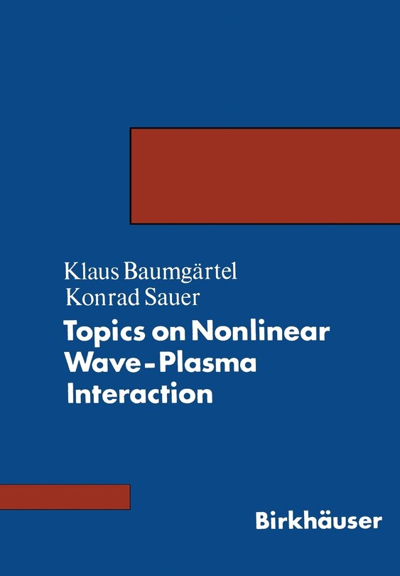 Front cover_Topics on Nonlinear Wave-Plasma Interaction