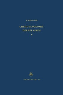 Front cover_Chemotaxonomie Der Pflanzen