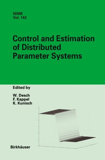 Front cover_Control and Estimation of Distributed Parameter Systems