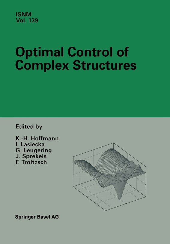 Front cover_Optimal Control of Complex Structures