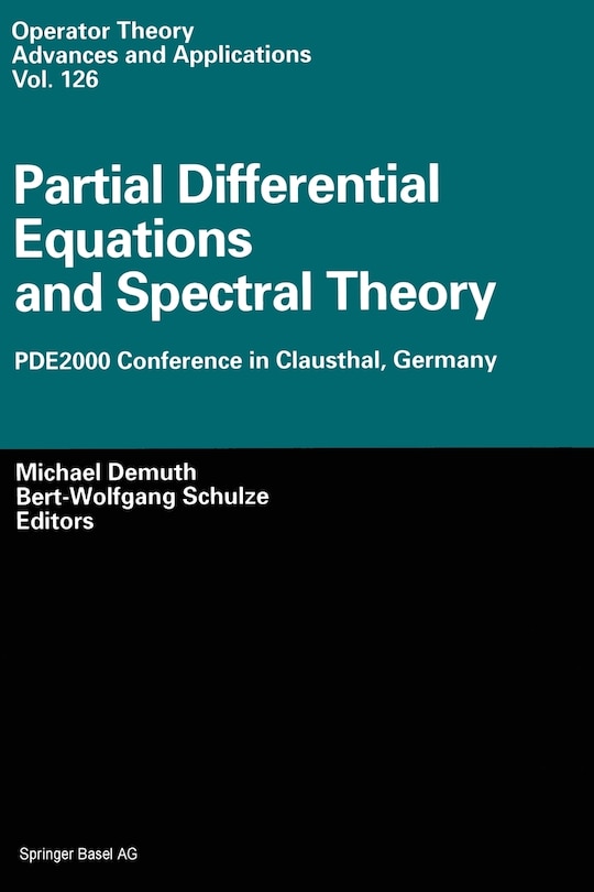 Couverture_Partial Differential Equations and Spectral Theory