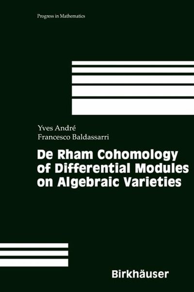 Couverture_De Rham Cohomology of Differential Modules on Algebraic Varieties