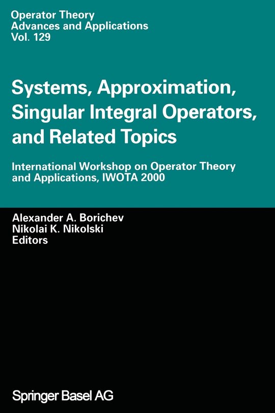 Couverture_Systems, Approximation, Singular Integral Operators, and Related Topics