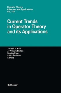 Couverture_Current Trends in Operator Theory and its Applications