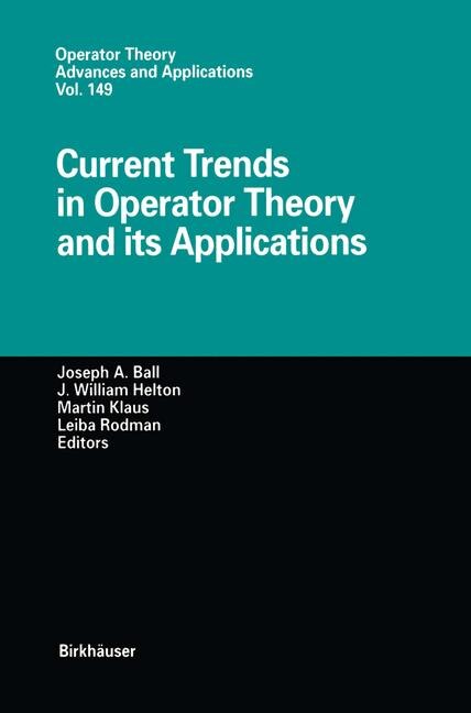 Couverture_Current Trends in Operator Theory and its Applications