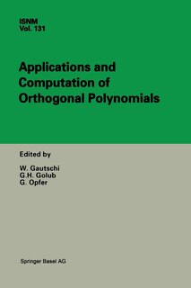 Couverture_Applications and Computation of Orthogonal Polynomials