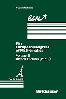 Front cover_First European Congress of Mathematics Paris, July 6-10, 1992