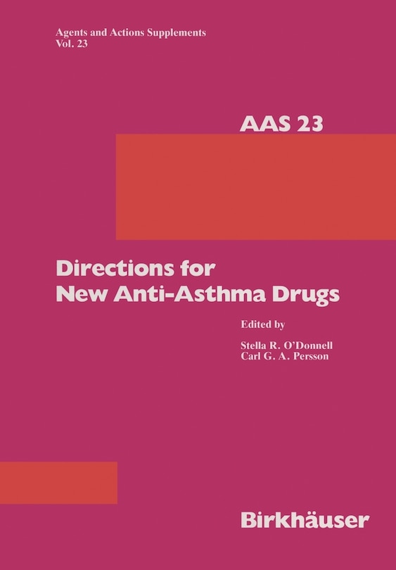 Front cover_Directions for New Anti-Asthma Drugs