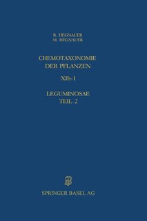 Front cover_Chemotaxonomie der Pflanzen