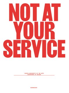 Front cover_Not At Your Service